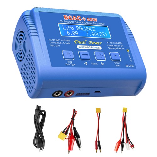 B6ac 80w balance charger - 80w, 6a