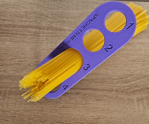 Printed spaghetti portion - printed,