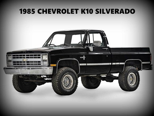 1985 chevrolet k10 silverado - chevrolet,