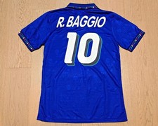 1994 Italy Home R.BAGGIO 10 Retro Shirt UK//