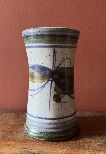 Abstract studio pottery vase - studio,