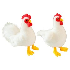 Chicken plush toy - chicken,