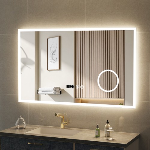 Led bathroom mirror with - bathroom,