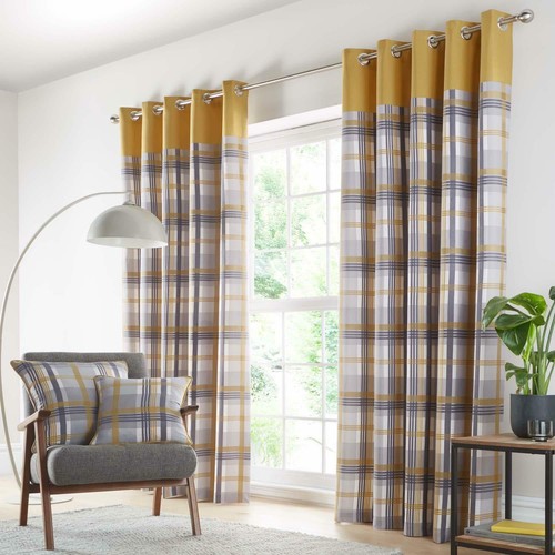 Check curtains eyelet ring - , top