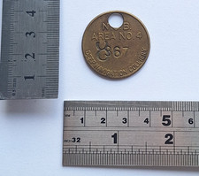 Vintage DEEP NAVIGATION COLLIERY #367 Brass Miners Original Lamp Check.