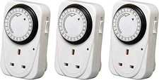 3 x 24 Hour Mains Plug in