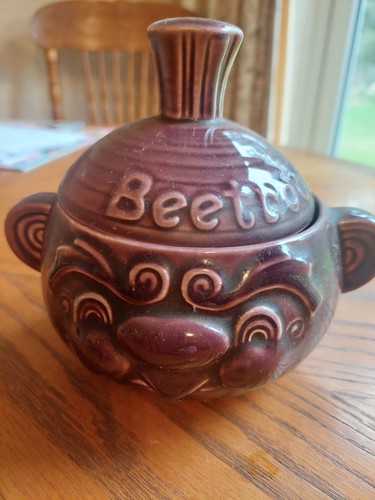 Vintage sylvac beetroot lidded - sylvac,