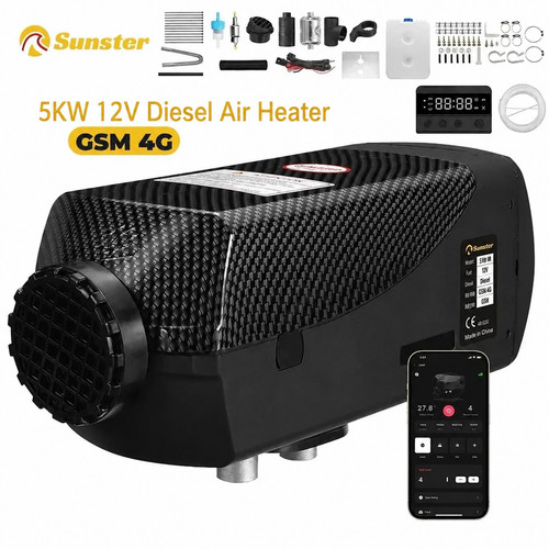 Sunster 5kw 12v air diesel - 5kw,