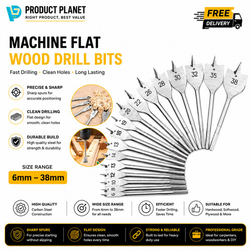 Flat wood drill bits - drill,