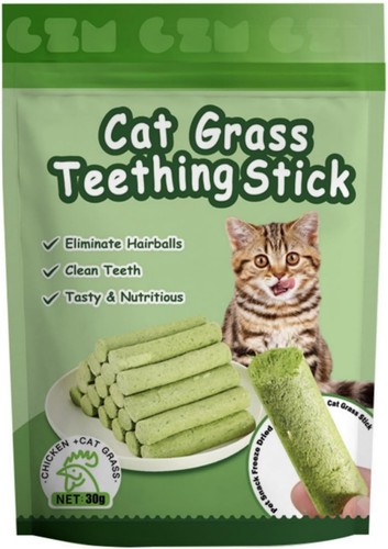 Cat grass teething stick - teething, 6pcs