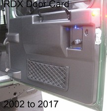 RDX Rear BLACK Door Card