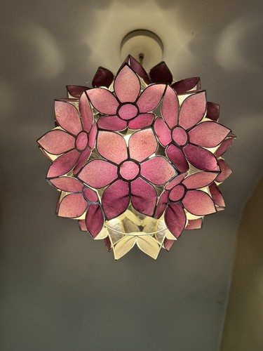 Vintage pinkish purple floral - vintage,