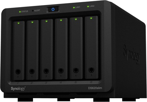 Synology ds620slim bay - synology, 6‑bay