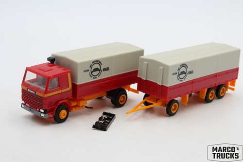 Herpa scania 142 trailer peter - herpa,