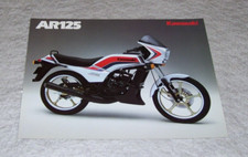 KAWASAKI AR125  -A3(B2) MOTORCYCLE SALES LEAFLET P/N 99943-1586 UK-E IV-VII