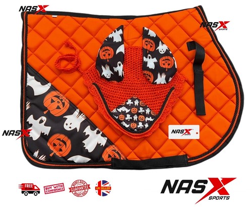 Halloween horse saddle pad and - halloween,