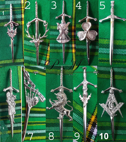 Scottish kilt pins various - scottish,