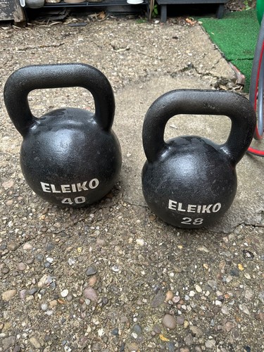Eleiko kettlebells 28kg 40kg - kettlebells,