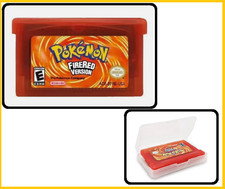 Game Card Fire Red For Gameboy Advance Pokemon Set GBA FireRed Catridge