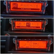 Peugeot 407  407 SW display screen  RD4 radio LCD Multi function clocks tested