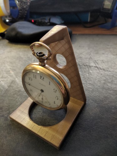 Pocket watch stand - (black),