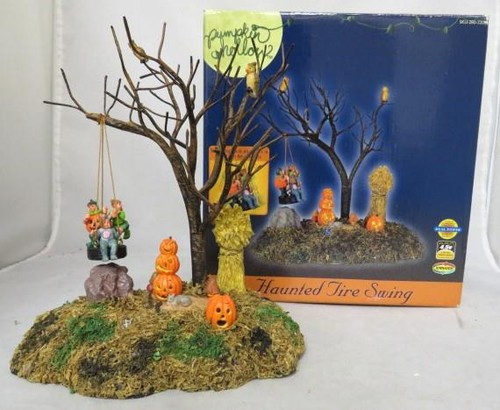 Lemax pumpkin hollow haunted - pumpkin, :