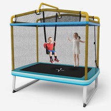 6 FT Kids Trampoline 3-in-1