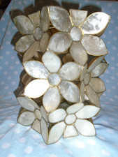 Vintage Capiz Shell Lampshade
