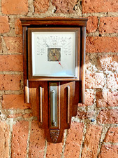 Art Deco Dark Wood Hangable