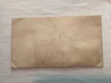 Lyric Theatre Ticket Stubs 1953. 21-ticket Stubs Birmingham Alabama