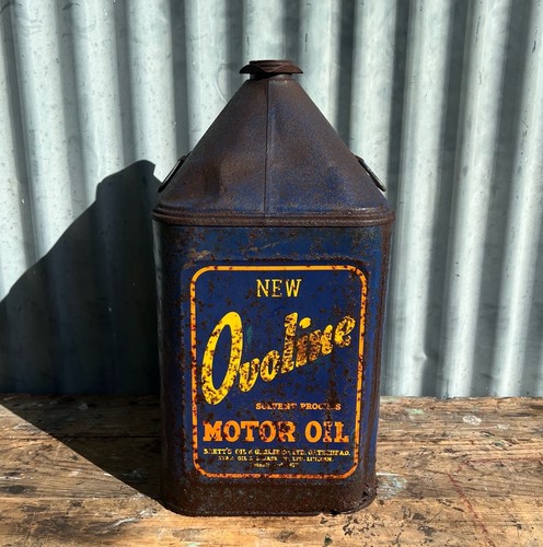 Vintage ovoline motor oil - vintage, 5