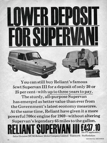 1969 reliant supervan - 1969, iii