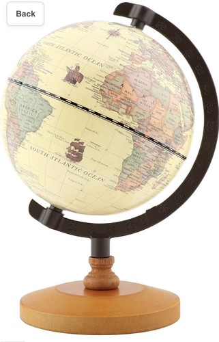 Mini antique globe - mini, geographic