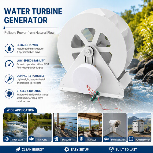 100w water turbine - 3:1,