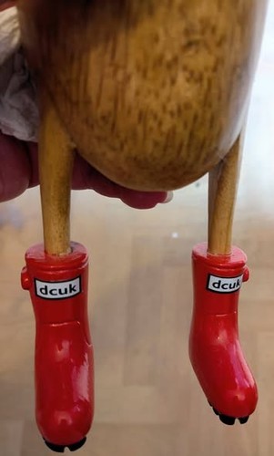 Dcuk red welly large wooden - welly,