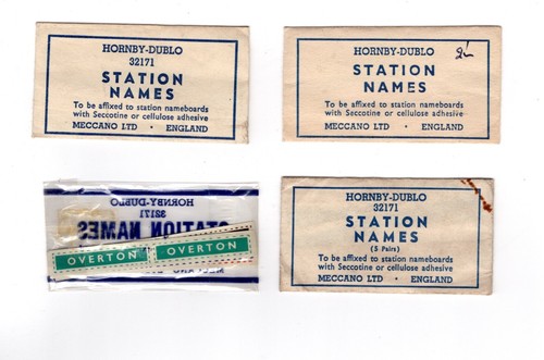 Hornby dublo packets of - hornby, 4
