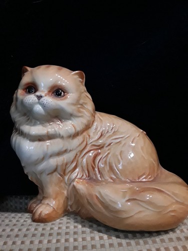 Vintage goebel cat figurine - vintage,