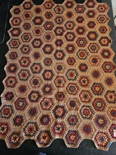 Handmade crochet blanket throw - crochet,