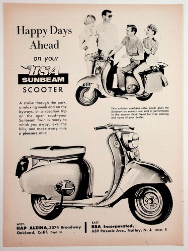Vintage 1950s bsa - 1950s, sunbeam