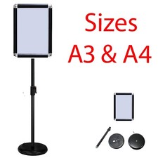 A3/A4 Pedestal Poster Stand