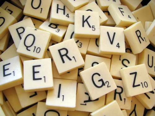 100 ivory plastic - ivory, letters