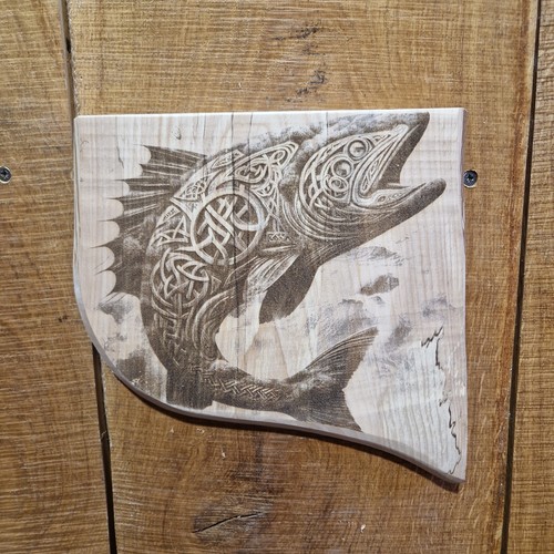 Live edge alder - alder, wall