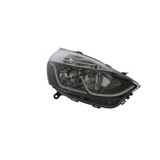 Renault Clio Mk4 2012-2016 Headlight Headlamp Halogen Black Drivers Side Right