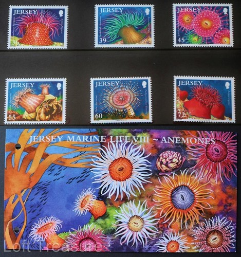 Jersey stamps marine life - stamps, "marine
