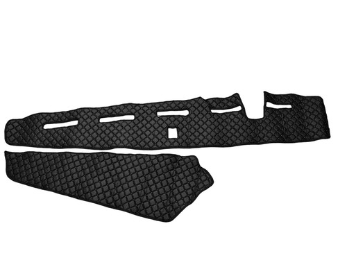 Black truck dash - black,