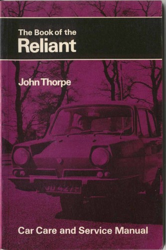 Reliant three wheeler models - three,