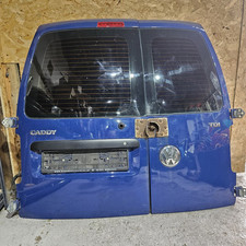 VW VOLKSWAGEN CADDY MK3 REAR BARN DOORS X2 PAIR BLUE WITH EXTRA SECURITY 