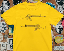 M 16 Rifle T shirt - M 16