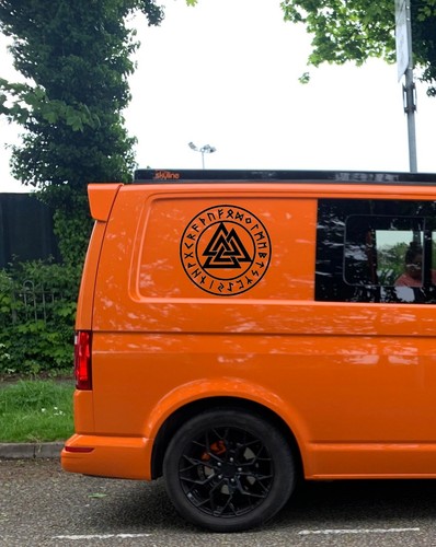Camper van sticker - van, viking