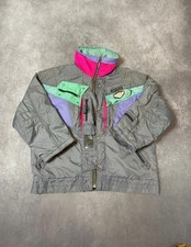 Nevica Racing 22 Ski Jacket Wind Breaker With Hood 90s Vintage Style